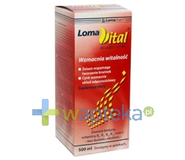 IMED POLAND SP. Z O.O. Loma Vital żelazo+cynk płyn 500 ml