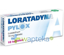 FARMACEUTYCZNA SPÓŁDZIELNIA PRACY FILOFARM Loratadyna Pylox 10 mg 10 tabletek