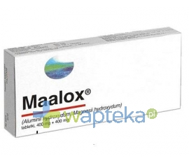 RHONE-POULENC RORER, THERAPLIX Maalox 400 mg x 40 tabletek