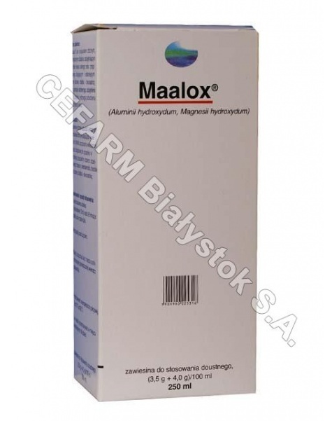 RHONE-POULEN Maalox zawiesina 250 ml