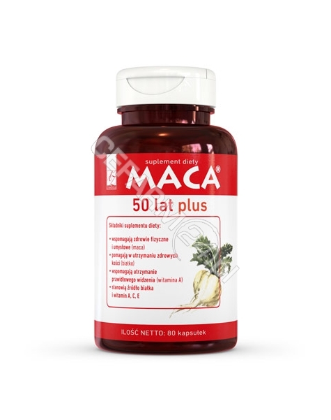 A-Z MEDICA Maca 50 lat plus x 80 kaps (A-Z Medica)