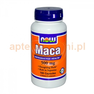 NOW FOODS Maca 500mg, 100 kapsułek