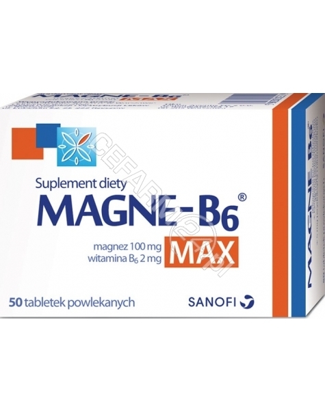 SANOFI Magne-b6 max x 50 tabl powlekanych