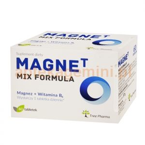 TREE PHARMA Magne T Mix Formula, magnez + witamina B6, 60 tabletek