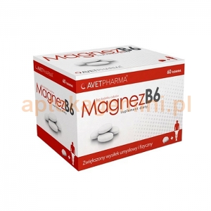 AVET PHARMA Magnez B6, 60 tabletek