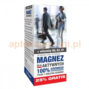 FARMAPOL Magnez dla aktywnych, 35 tabletek