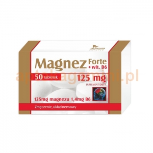 DONUM NATUREA Magnez Forte + witamina B6, 50 tabletek