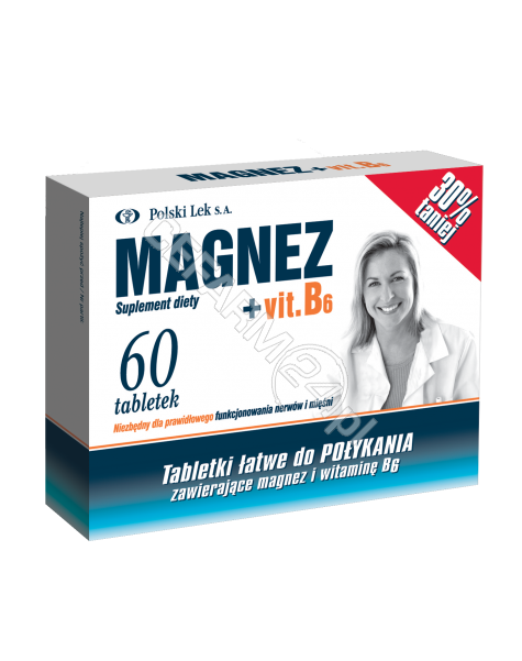 POLSKI LEK Magnez + vit.B6 x 60 tabl (polski lek)