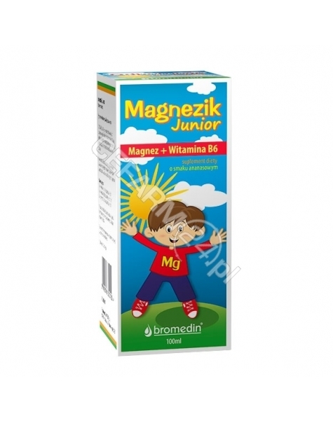 PASMEDIC Magnezik junior syrop ananasowy 100 ml