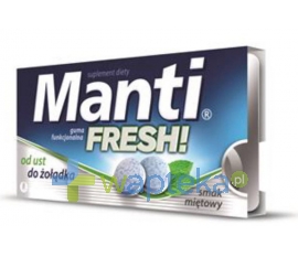 US PHARMACIA SP. Z O.O. Manti Fresh Gumy funkcjonalna smak miętowy 10 szt.