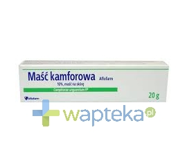 AFLOFARM FARMACJA POLSKA SP. Z O.O. Maść kamforowa maść 20 g AFLOFARM