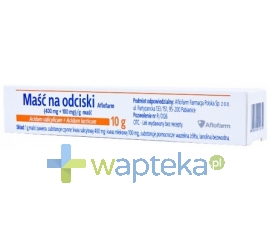 AFLOFARM FARMACJA POLSKA SP. Z O.O. Maść na odciski Aflofarm maść 10g