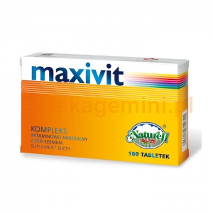 NATURELL Maxivit z żeń-szeniem, 100 tabletek