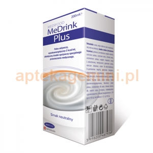 PHARMABEST MeDrink Plus, smak neutralny, 200ml