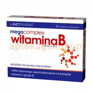 AVET PHARMA MegaComplex, witamina B, 50 tabletek