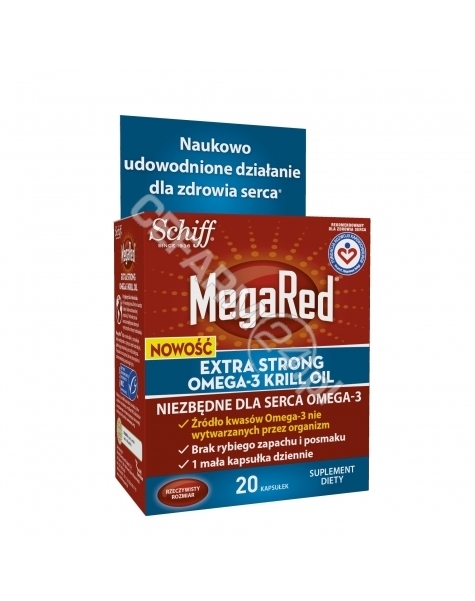 RECKITT BENC MegaRed Extra Strong omega-3 krill oil x 20 kaps (data ważności <span class=