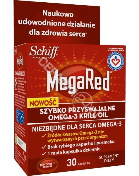 RECKITT BENC MegaRed omega-3 krill oil x 30 kaps (data ważności <span class=