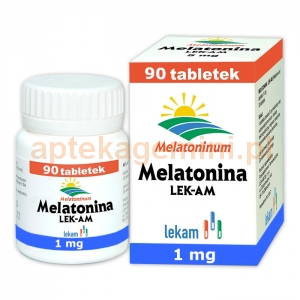 LEK-AM Melatonina 1mg, 90 tabletek