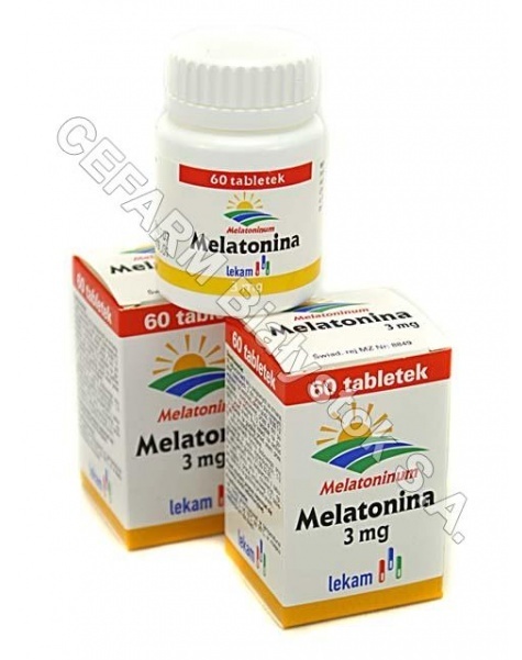 LEK-AM Melatonina 3 mg x 60 tabl