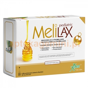 ABOCA Melilax Pediatric, od urodzenia, 6 mikrowlewek po 5g