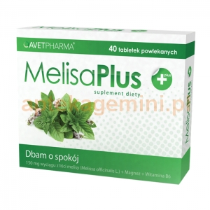 AVET PHARMA Melisa Plus, 40 tabletek OKAZJA