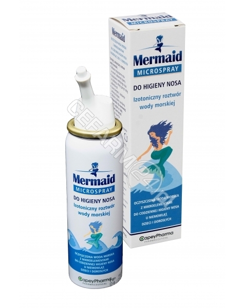 NAVEH-PHARMA Mermaid microspray do udrażniania i higieny nosa u niemowląt i dzieci 50 ml