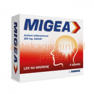 SANDOZ Migea 200mg, 4 tabletki