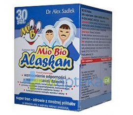 S-LAB SP. Z O. O. Mio Bio Alaskan Żelki z super tranem 30 sztuk