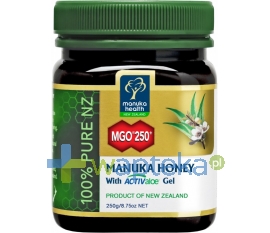 Manuka Miód Manuka MGO 250+ żel ACTIValoe 250g