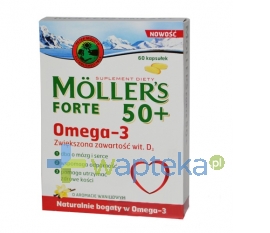 AXELLUS Mollers Forte 50+ 60 kapsułek
