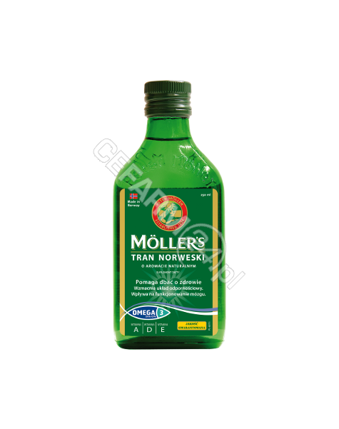 ORKLA HEALTH Mollers tran norweski o aromacie naturalnym 250 ml