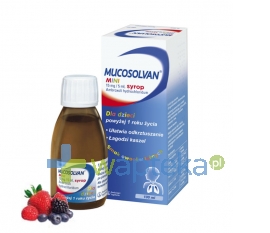 BOEHRINGEN INGELHEIM MARKETING SP. Z O.O. Mucosolvan mini 0,015 g/5ml syrop 100 ml