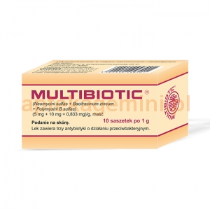 CHEMA-ELEKTROMET Multibiotic, maść, 10 saszetek po 1g