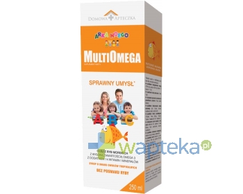 DOMOWA APTECZKA MultiOmega Tran o smaku owoców tropikalnych 250 ml DOMOWA APTECZKA