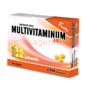 AMS PHARMA Multivitaminum AMS Forte, 30 tabletek