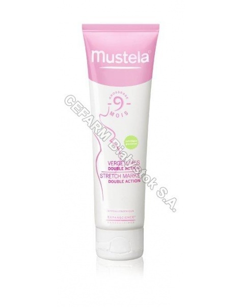 LABORATOIRES EXPANSCIENCE Mustela 9 miesięcy podwójnie działający krem przeciw rozstępom 150 ml - dostępne ostatnie sztuki