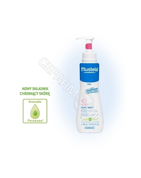 EXPANSCIENCE Mustela hydra bebe mleczko nawilżające do ciała dla niemowląt i dzieci 300 ml