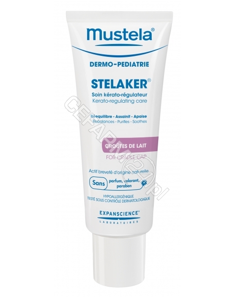 EXPANSCIENCE Mustela stelaker krem przeciw ciemieniuszce dla niemowląt 40 ml