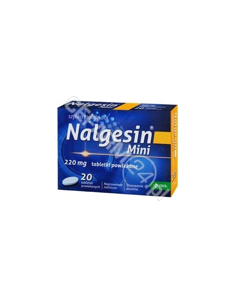 KRKA Nalgesin mini 220 mg x 20 tabl powlekanych