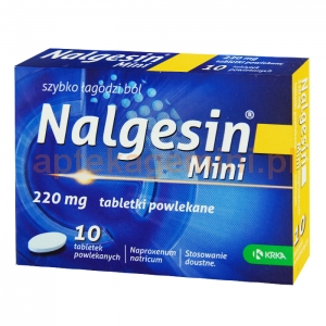 KRKA Nalgesin Mini 220mg, 10 tabletek