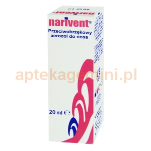 DMG DRUGS MINERALS AND GENERICS Narivent, aerozol do nosa, 20ml