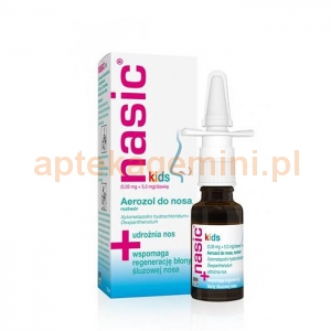 Nepentes Nasic Kids, aerozol do nosa, dla dzieci od 2 do 6 lat, 10ml