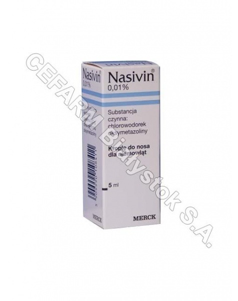 MERCK Nasivin 0,01% krople 5 ml