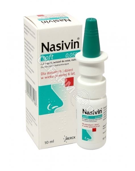 MERCK Nasivin soft aerozol 0,05% 10 ml