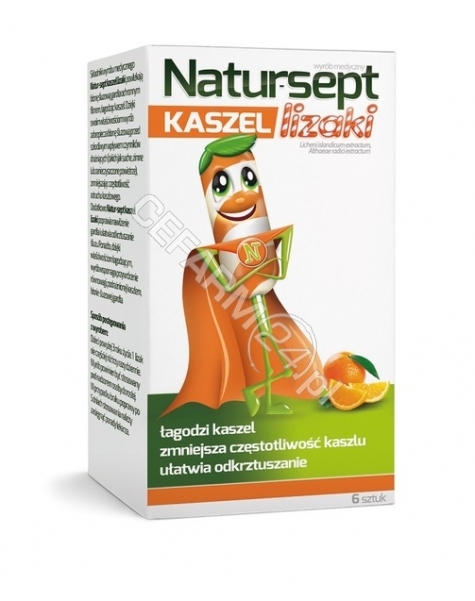 AFLOFARM Natur-sept kaszel lizaki x 6 szt