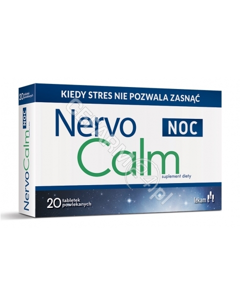 LEK-AM Nervocalm noc x 20 tabl powlekanych