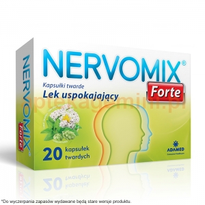 Adamed Nervomix Forte (dawniej Nervomix), 20 kapsułek