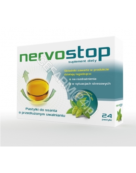 MSFARMA Nervostop x 24 pastylki do ssania