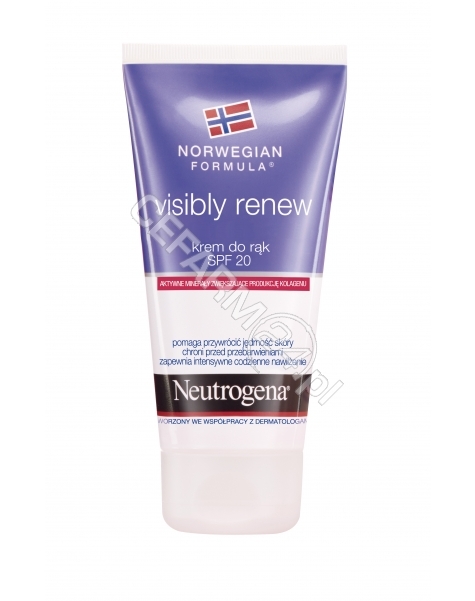 NEUTROGENA Neutrogena formuła norweska Visibly Renew - krem do rąk 75 ml