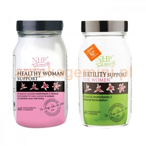 NATURAL HEALTH PRACTICE NHP, Healthy Woman Support, 60 kapsułek+ NHP FERTILITY SUPPORT FOR WOMEN 60 KAPSUŁEK GRATIS